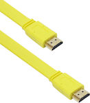 De Tech HDMI 1.3 Flat Cable HDMI male - HDMI male 1.8m