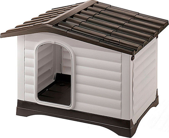 Ferplast Dogvilla Dog House Plastic Outdoor Brown 88x72x65cm 87255099