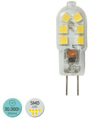 Spot Light Λάμπα LED για Ντουί G4 Θερμό Λευκό 200lm