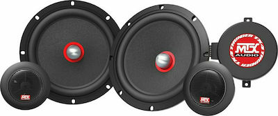 MTX Set Auto-Lautsprecher Autolautsprecher 6.5" mit 80W RMS (2 Weg)