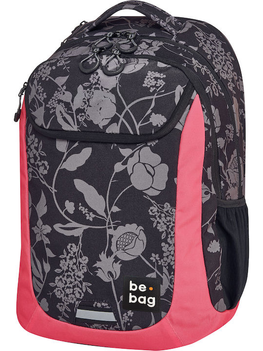 Pelikan Be.Bag Active Mystic Flowers School Bag Backpack Junior High-High School in Black color 27lt