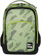 Pelikan Be.Bag Ready Abstract Camouflage School Bag Backpack Junior High-High School in Green color 30lt