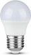 V-TAC VT-290 LED Lampen für Fassung E27 und Form G45 Kühles Weiß 600lm 1Stück