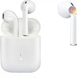 TWS i13 Earbud Bluetooth Handsfree Earphones with Charging Case Whitά