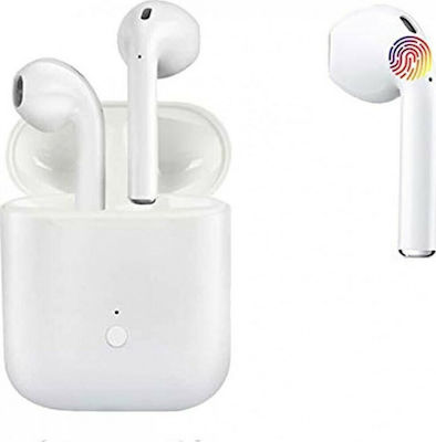 TWS i13 Earbud Bluetooth Handsfree Earphones with Charging Case Whitά