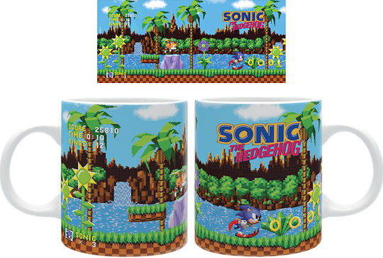 Abysse Sonic 16-Bit Becher Keramik Mehrfarbig 320ml