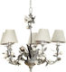 Artekko Chandelier Lampshade 5xE14 Gray 66cm 027-5014