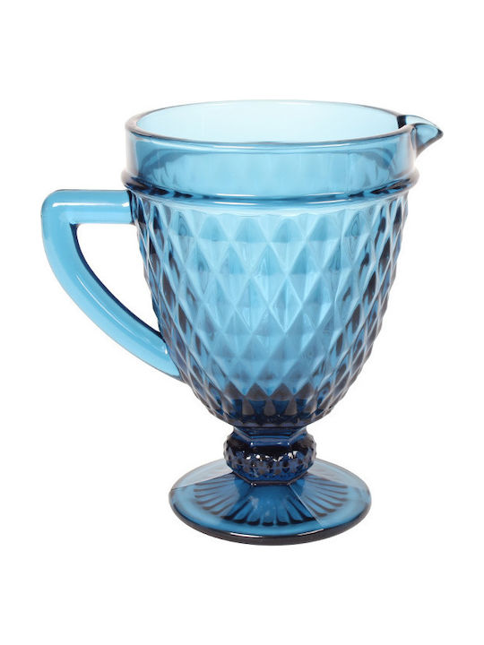 Keskor Cană de Servire Sticlă Albastru 1200ml 1buc