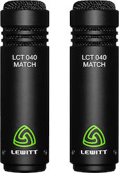 Lewitt LCT 040 Match (Ζεύγος) Ενσύρματο Μικρόφωνο Shock Mounted