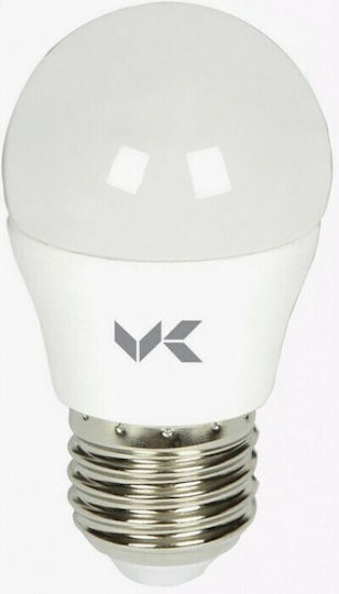 VK Lighting LED Bulb 6W 83mm for Socket E27 and Shape G45 Warm White 540lm