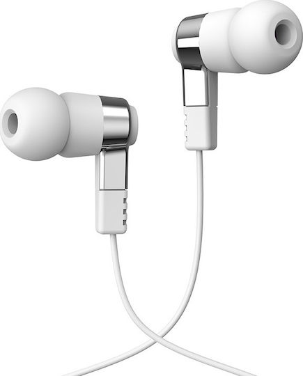 Hoco M52 Amazing Rhyme În ureche Handsfree cu Mufă 3.5mm Alb