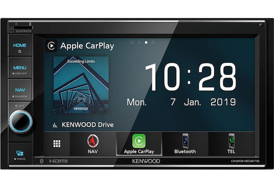 Kenwood Автомобилна Аудио Система 2DIN (Блутут/USB) с Тъчскрийн 6.2"