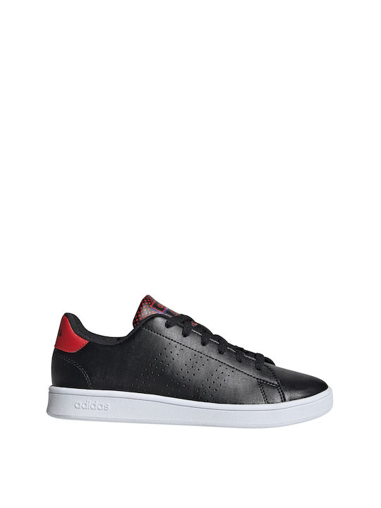 Adidas Παιδικά Sneakers Advantage k Core Black / Core Black / Active Red
