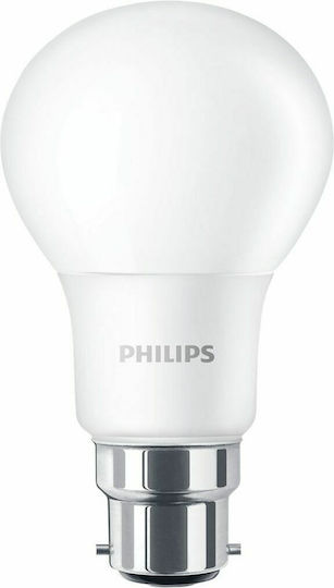Philips LED крушка 8W за фасунга B22 и форма A60 Топло бяло 806лм