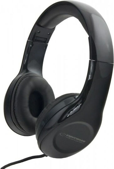 Esperanza EH138 Soul Wired On Ear Headphones with Radio Black