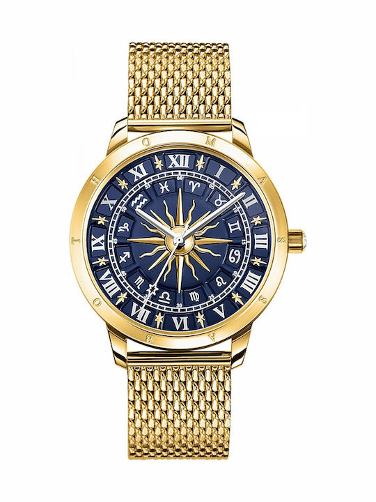 Thomas Sabo Glam Spirit Astro Γυναικείο Ρολόι 33mm Μπαταρίας με Χρυσό Μεταλλικό Μπρασελέ