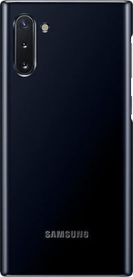 Samsung LED Cover Umschlag Rückseite Kunststoff Schwarz (Galaxy Note 10) EF-KN970CBEGWW
