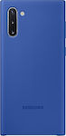 Samsung Silicone Cover Silicone Back Cover Blue (Galaxy Note 10)