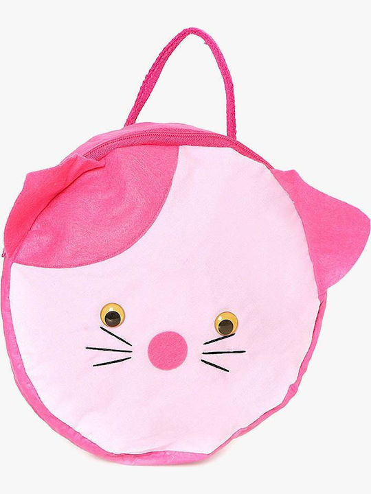 Bartuggi 019-7002 Pink Kitty School Bag Backpack Kindergarten in Pink color