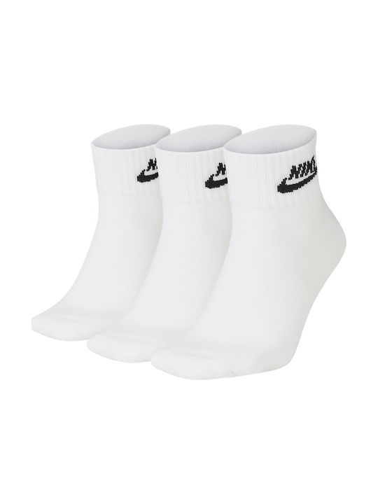 Nike SX4926-101 Αθλητικές Κάλτσες Λευκές 3 | Skroutz.gr