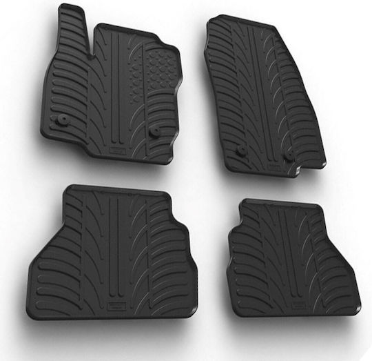 Lampa Set of Front and Rear Mats 4pcs Tray Type for Ford B-Max 2018+ Black