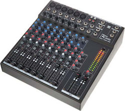 The t.mix Xmix 1202 USB Αναλογικός Μίκτης 12 Καναλιών με Phantom Power & 6 Εισόδους XLR