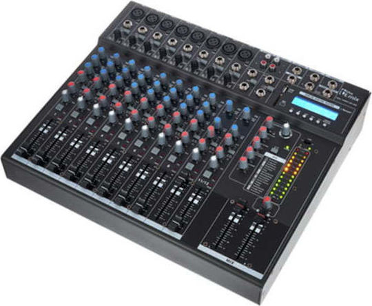 The t.mix Xmix 1402 FXMP USB Αναλογική Κονσόλα 14 Καναλιών με Phantom Power & 8 Εισόδους XLR & Bluetooth