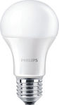 Philips Becuri LED pentru Soclu E27 și Formă A60 Alb cald 1521lm 1buc
