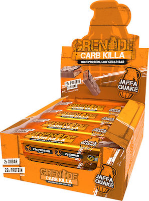 Grenade Carb Killa High Μπάρα με 22gr Πρωτεΐνης & Γεύση Jaffa Quake 12x60gr
