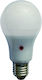 Redled Λάμπα LED 10W 110mm για Ντουί E27 και Σχήμα A60 Ψυχρό Λευκό 850lm με Φωτοκύτταρο