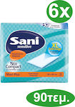 Sani Sensitive Maxi Plus Υποσέντονα Ακράτειας 60x90cm 6x15τμχ
