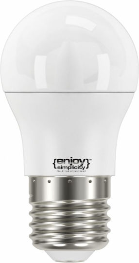 Elvhx LED Bulb 7.5W 85mm for Socket E27 and Shape P45 Cool White 830lm