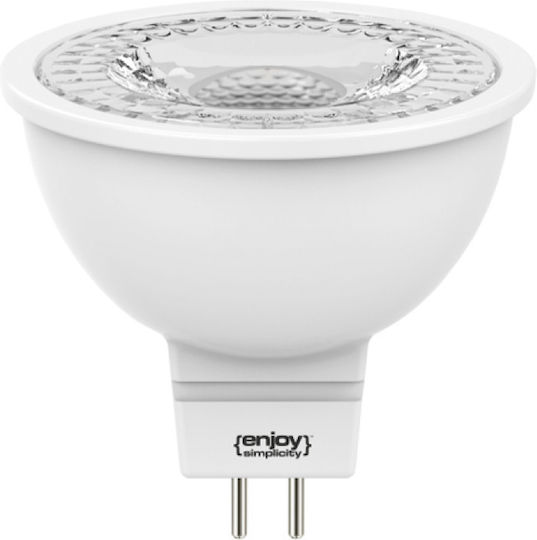 Elvhx LED Bulb 3.2W for Socket GU5.3 and Shape MR16 Warm White 250lm