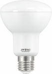 Elvhx LED Lampen für Fassung E27 und Form R80 Warmes Weiß 800lm 1Stück