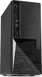 Inter-Tech S-703 Mini Tower Computer Case Black