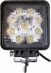 Waterproof LED Headlights for 10 - 30V 24W 11.6cm with White Lighting