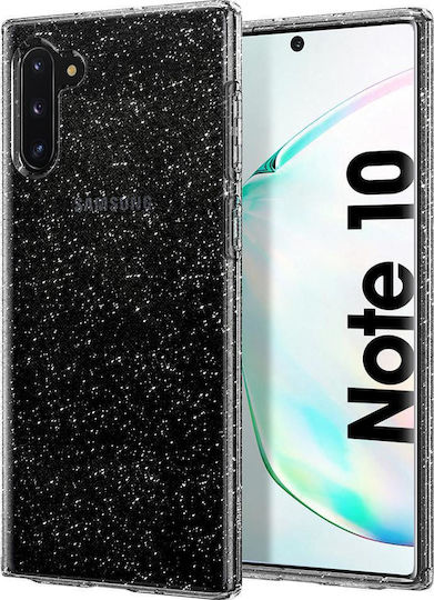 Spigen Liquid Crystal Glitter Back Cover Silicone Transparent (Galaxy Note 10)