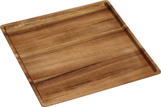 Espiel Square Tray Wooden In Brown Colour 30x30cm BAG109 1pcs