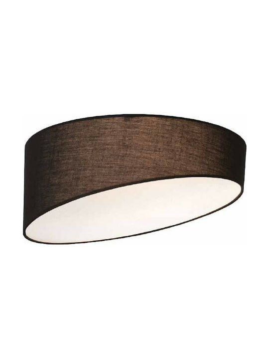 Aca Modern Fabric Ceiling Mount Light with Sock...