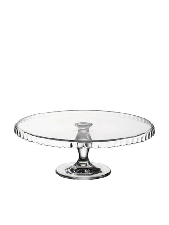 Pasabahce Tortieră Sticlă cu Picior Transparent 32x32buc