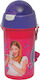 Gim Kids Plastic Water Bottle with Straw Flip V...