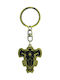 Abysse Keychain Black Bull Emblem Metallic Black