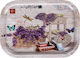 Keskor Метален Vintage Levanta поднос 40x29cm Метал Поднос за сервиране 40x29см 2608-1 1бр