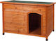Duvo Plus Dog House Wooden Outdoor Brown 85x58x58cm
