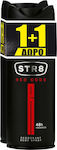 STR8 Red Code 48h Freshness Deodorant Body Spray 2 x 150ml