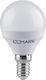 Elmark Λάμπα LED 6W για Ντουί E14 και Σχήμα P45 Ψυχρό Λευκό 500lm