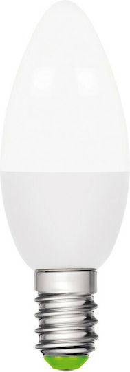 VK Lighting LED Bulb 6W 98mm for Socket E14 and Shape C35 Natural White 540lm