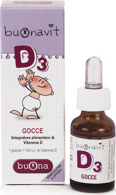 Buona Buonavit Vitamin für Stärkung des Immunsystems & die Knochengesundheit 12ml