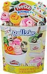 Hasbro Play-Doh Πλαστελίνη - Παιχνίδι Kitchen Creations Rolled Ice Cream για 3+ Ετών, 9τμχ