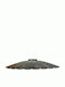 Eurolamp Syros Rund Lampenschirm Gray mit Durchmesser 30cm